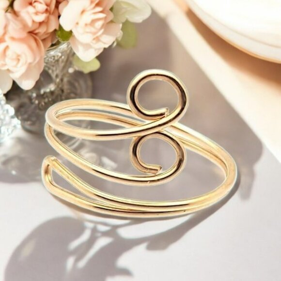 Swirl Toe Ring 14 kt Gold Filled Adjustable Quality Handcrafted Design - Picture 2 of 7